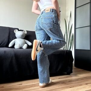 Vintage Eldorado Denim Jeans with Distressed Hem